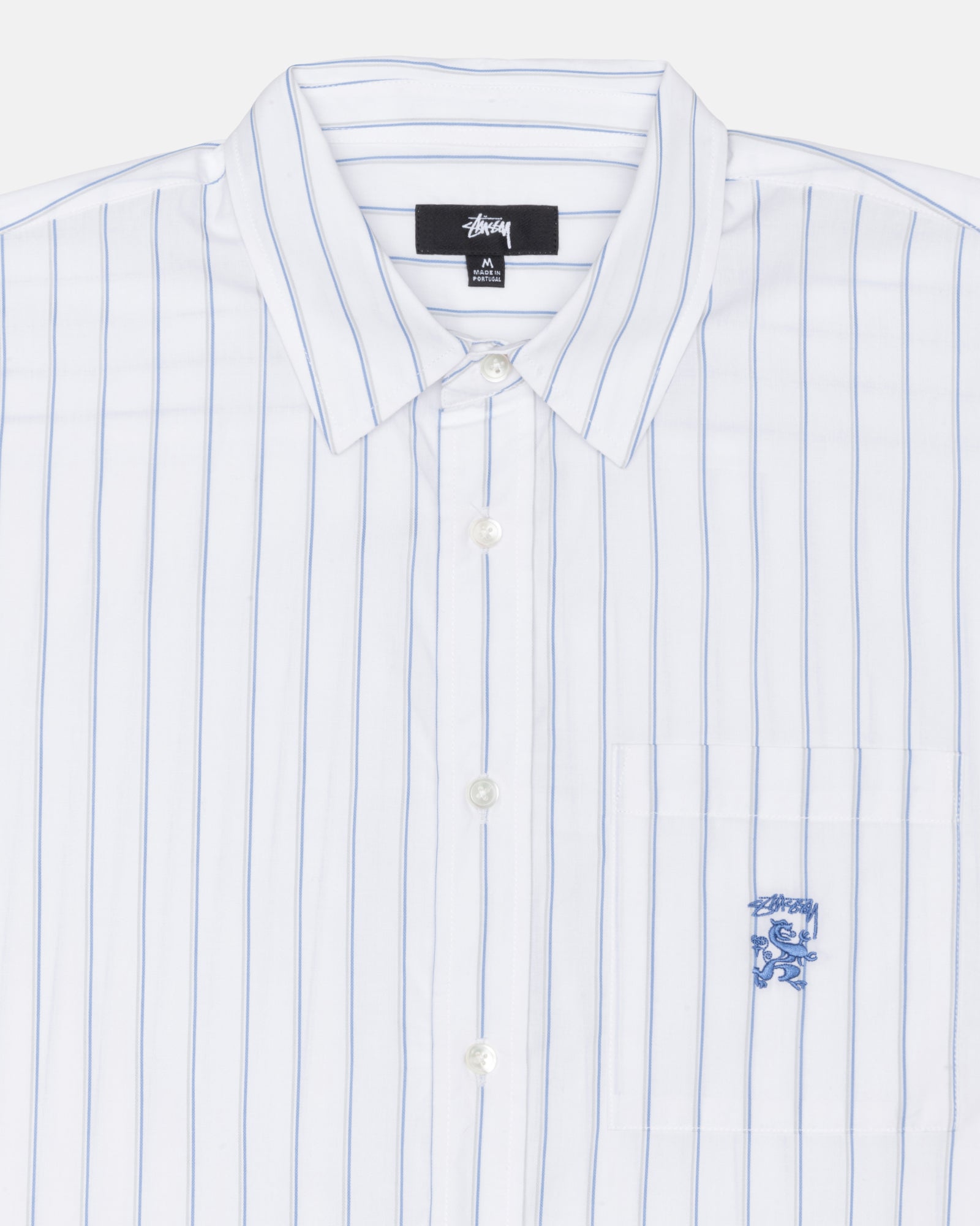 Boxy Striped Shirt - Mens Short Sleeve Shirt | Stussy – Stüssy