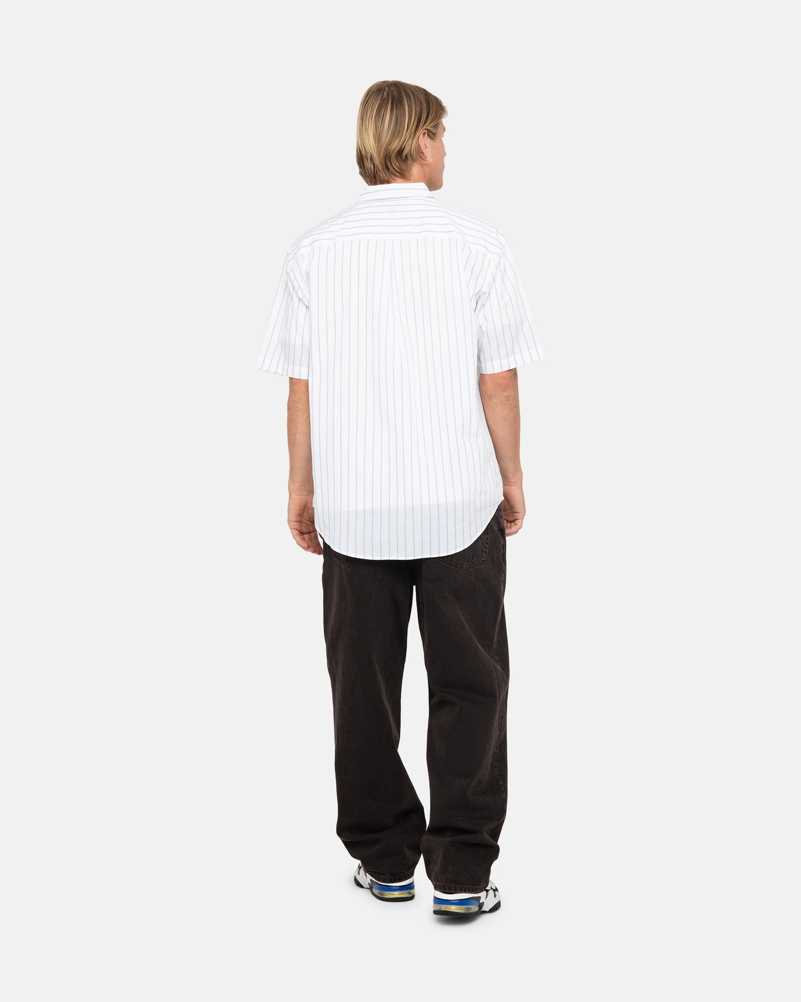 Boxy Striped Shirt - Mens Short Sleeve Shirt | Stussy – Stüssy