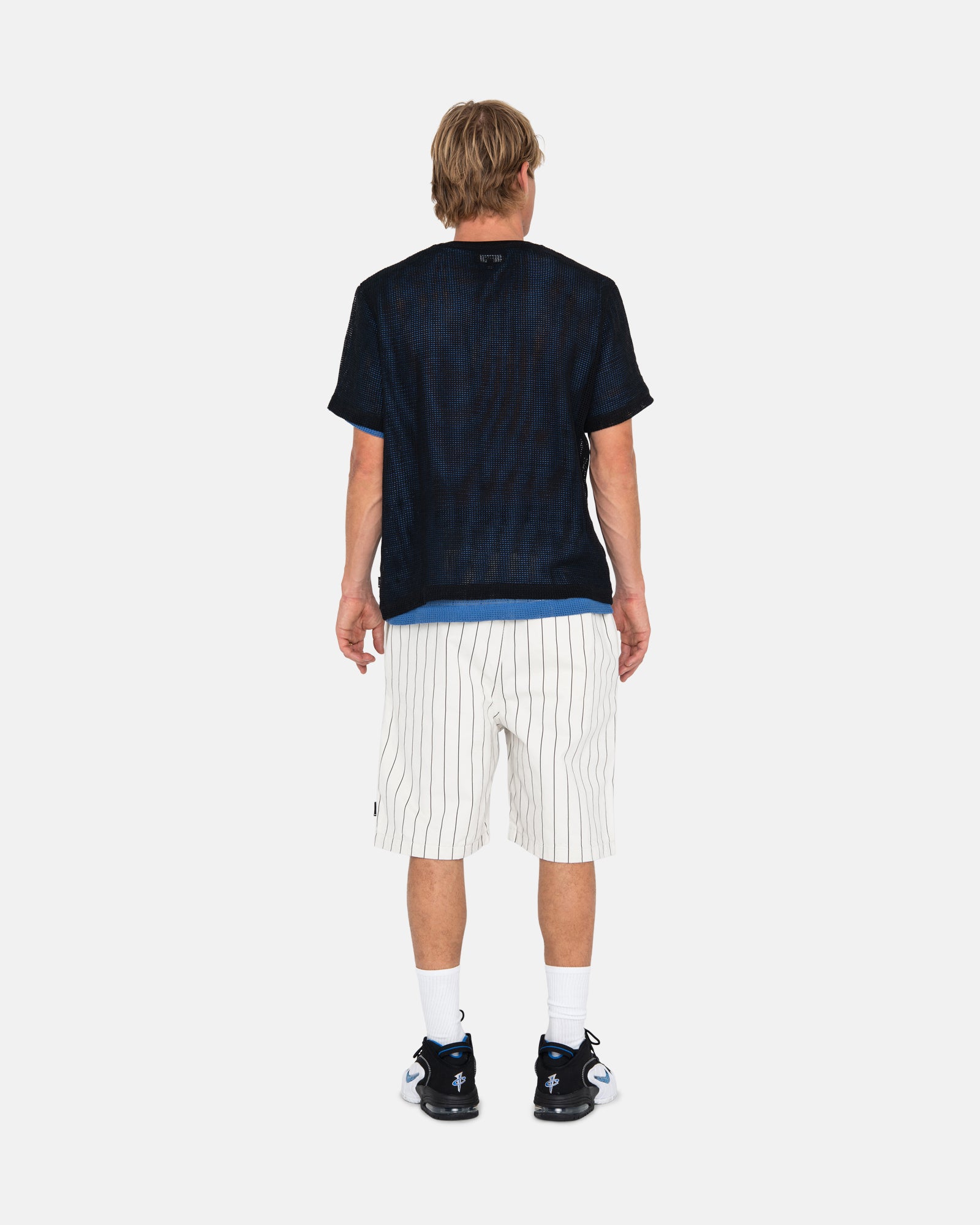 COTTON MESH SS CREW