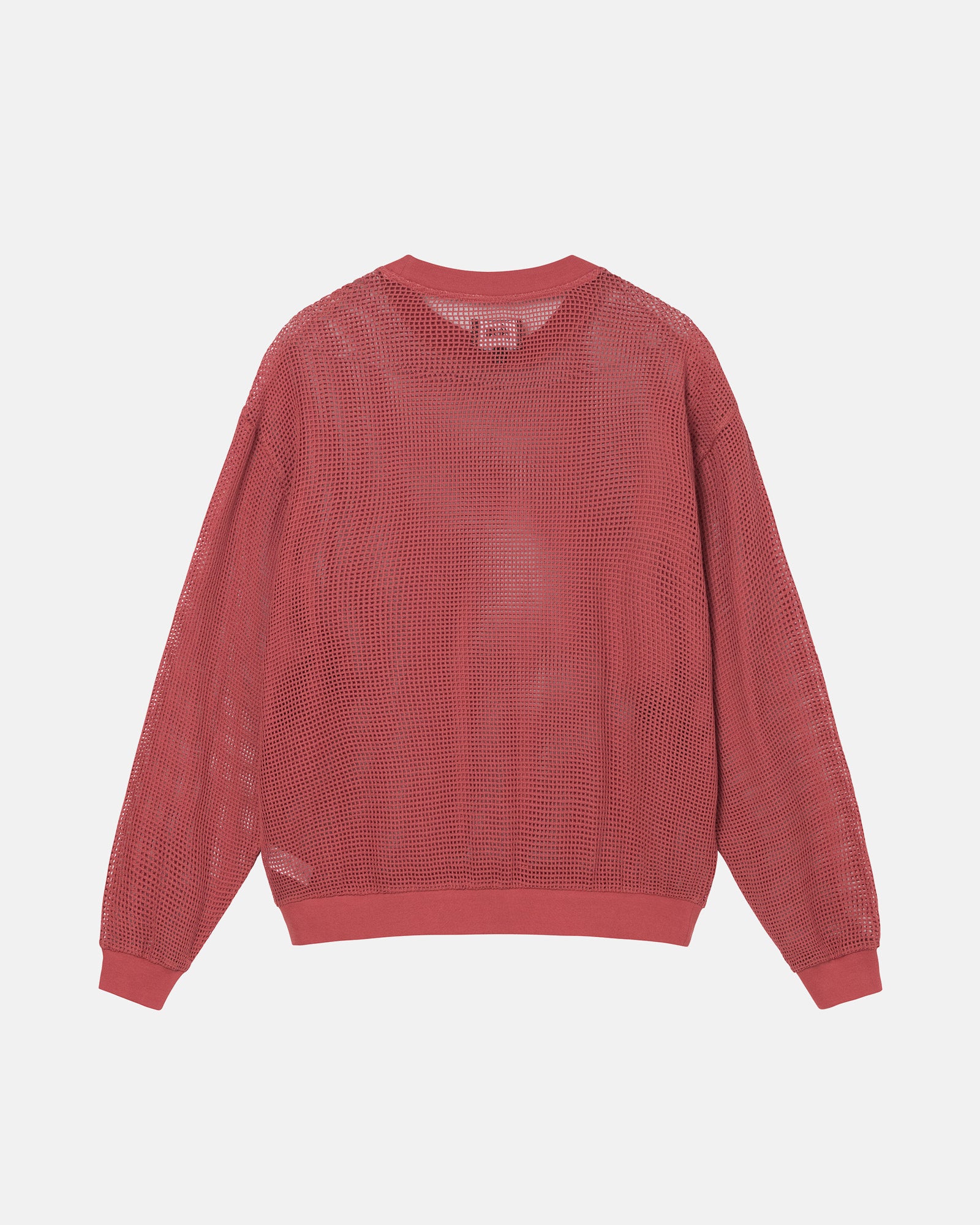 COTTON MESH LS CREW