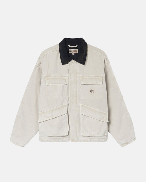 Washed Canvas Shop Jacket - Unisex Jackets & Outerwear | Stüssy