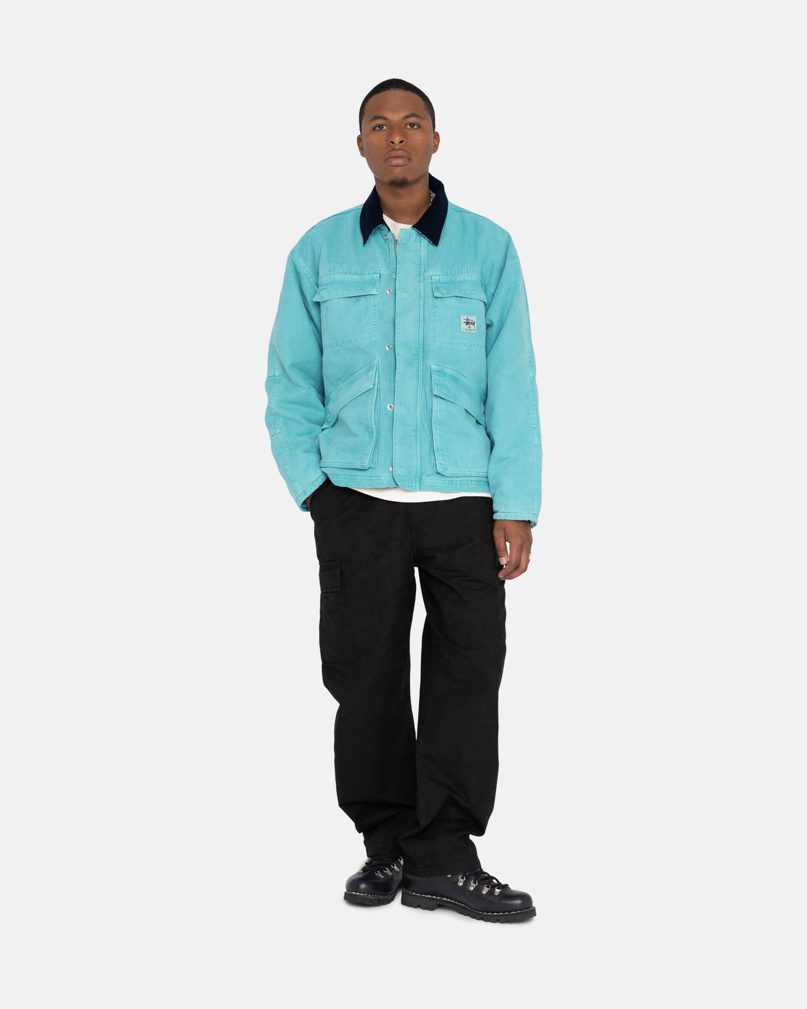 Washed Canvas Shop Jacket - Unisex Jackets & Outerwear | Stüssy