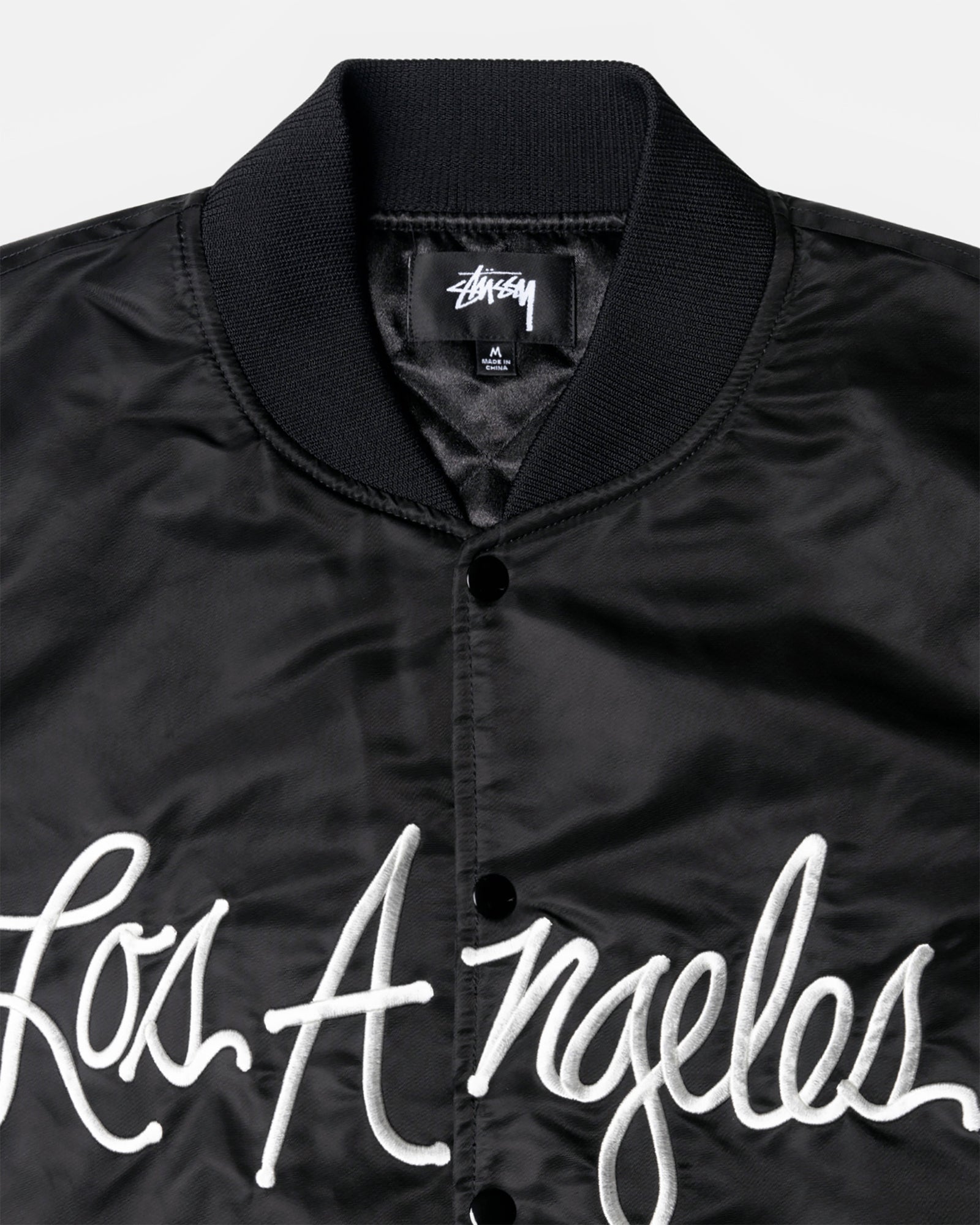 LA CHAPTER SATIN VARSITY JACKET