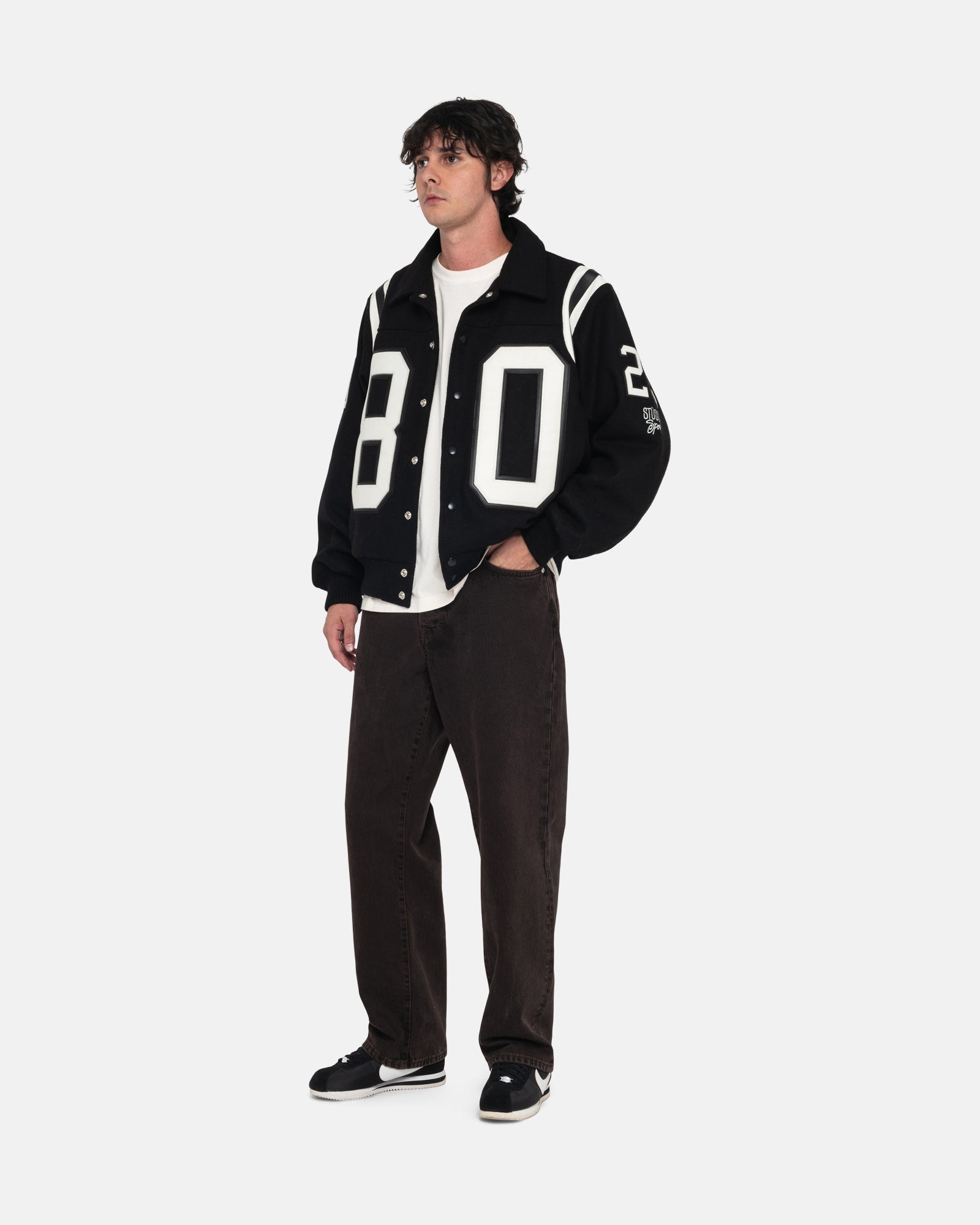 80 WOOL VARSITY JACKET