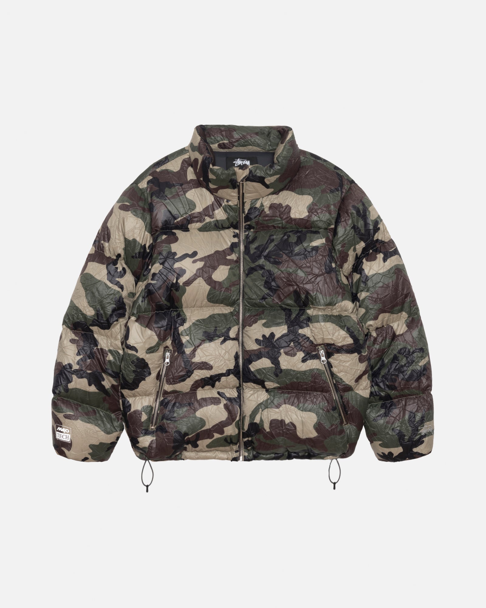 通販のお買物 supreme 18AW leather anorak snow camo