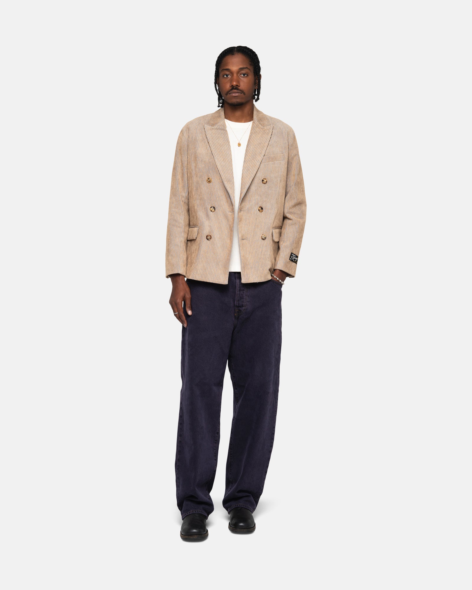 店頭試着のみ【STUSSY】 MIX WALE CORDUROY SETUP - セットアップ