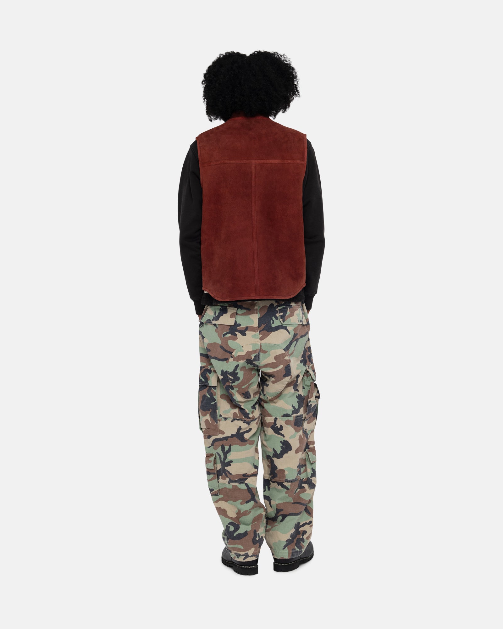 REVERSIBLE SHEARLING WORKGEAR VEST