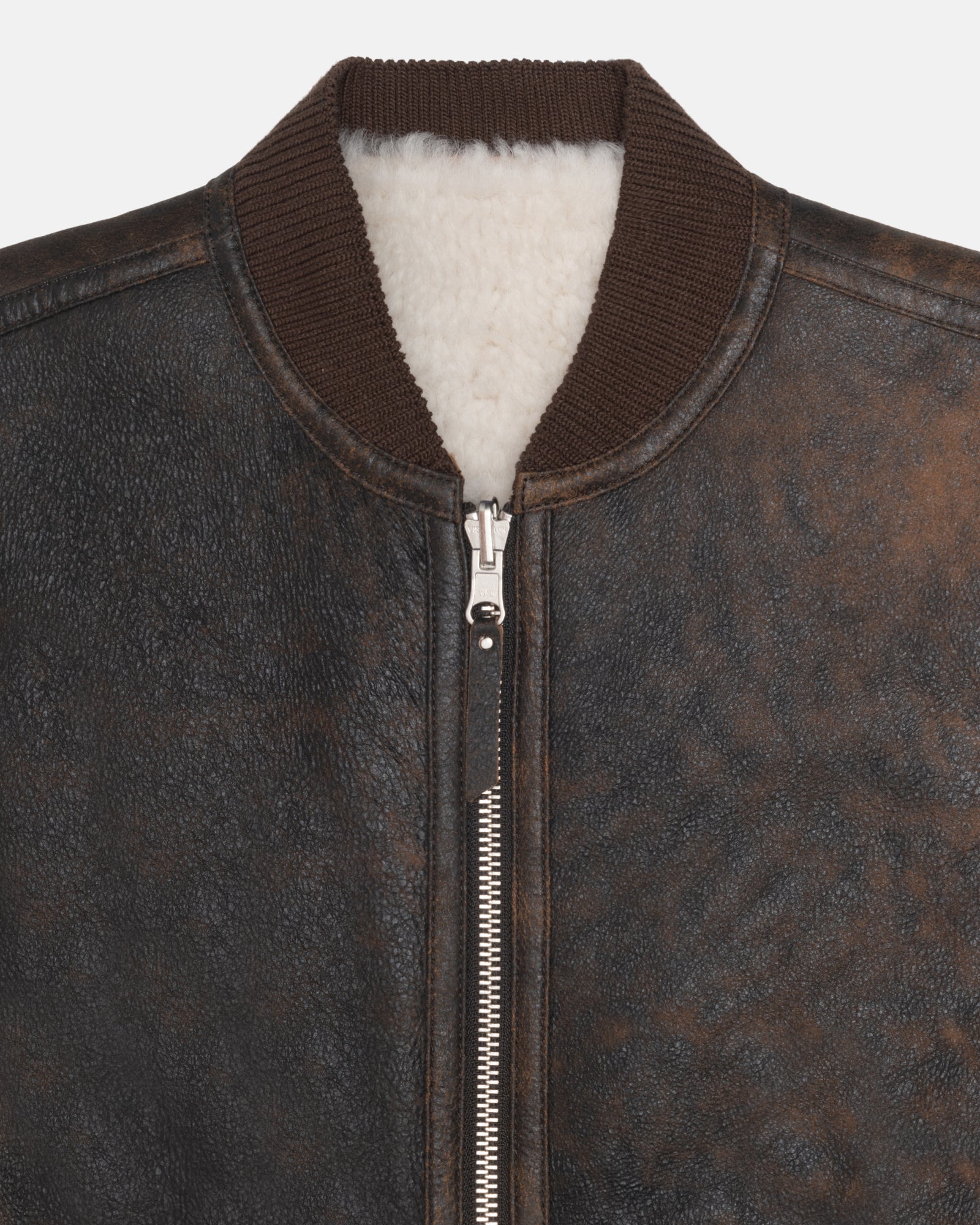 Reversible Shearling Workgear Vest - Unisex Jackets & Outerwear