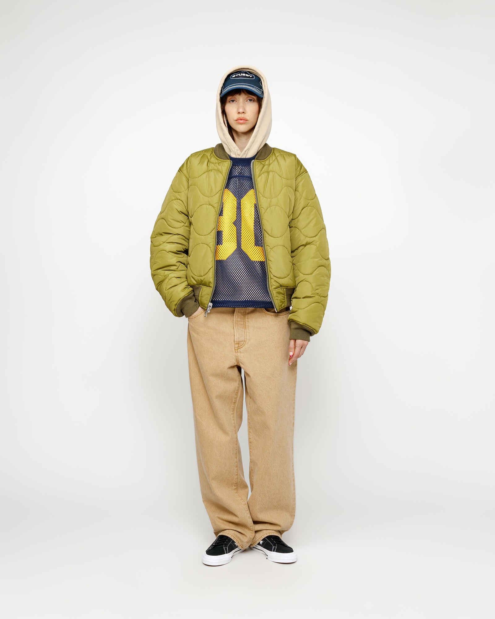 Stussy built discount reversible bomber jacket