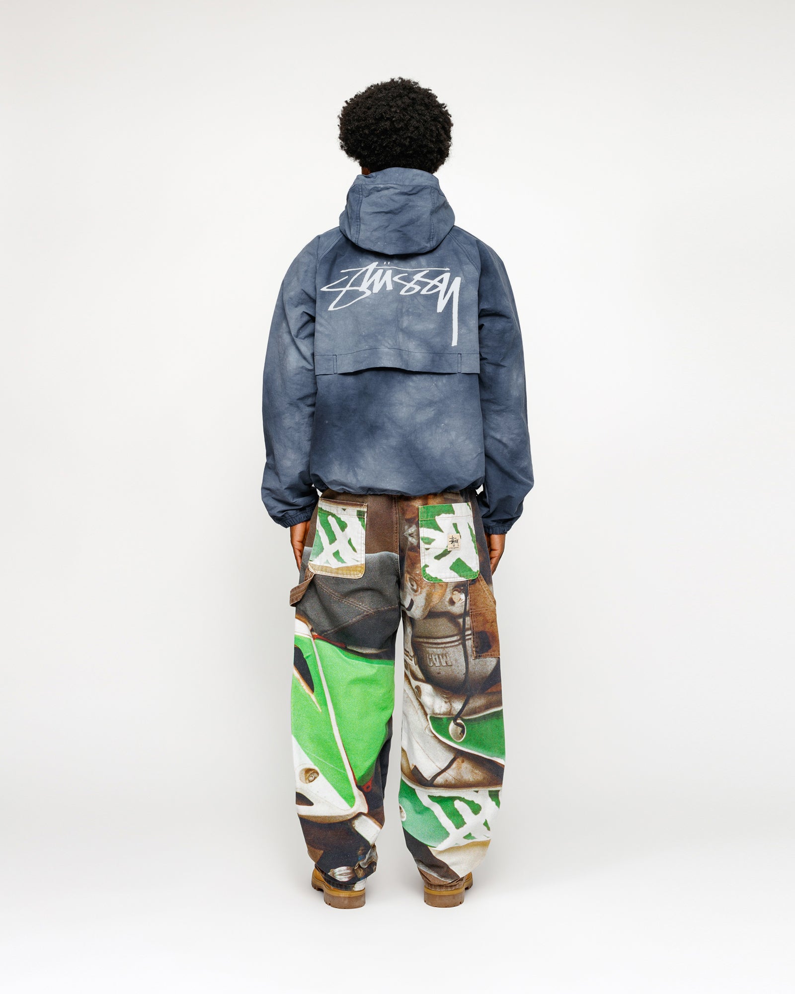 BEACH SHELL WAVE DYE NAVY OUTERWEAR