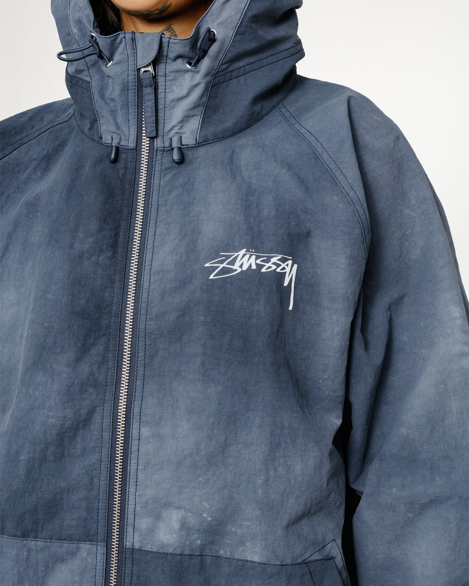 BEACH SHELL WAVE DYE NAVY OUTERWEAR