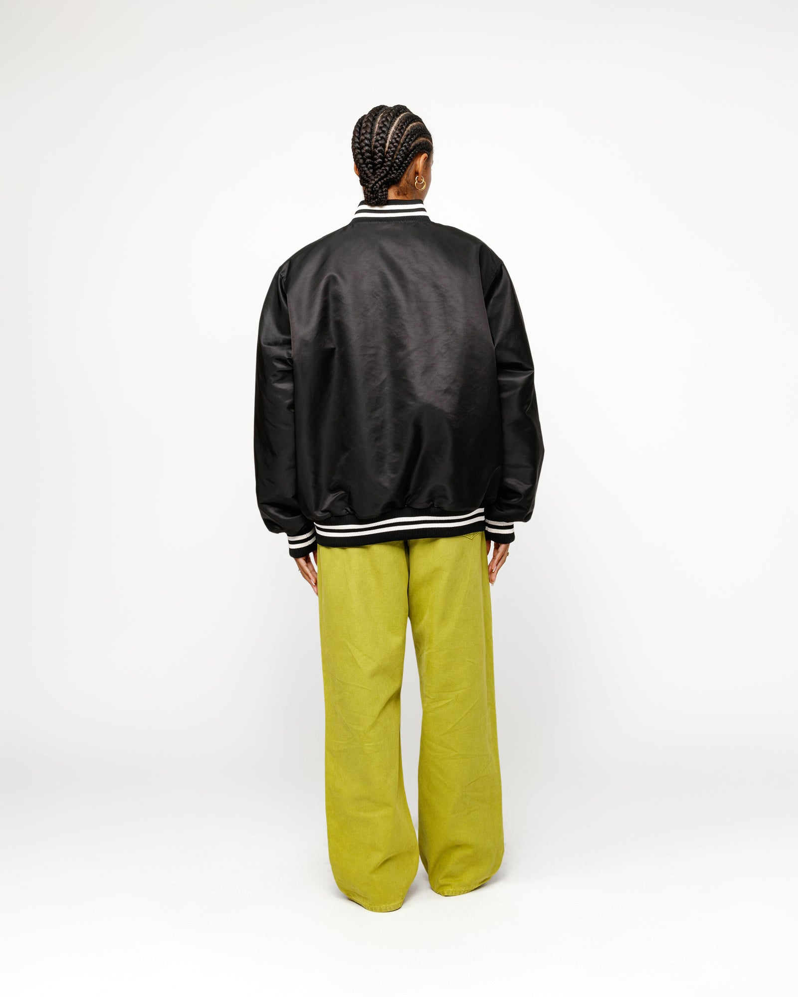 Stadium Jacket Gothic S in black – Stüssy