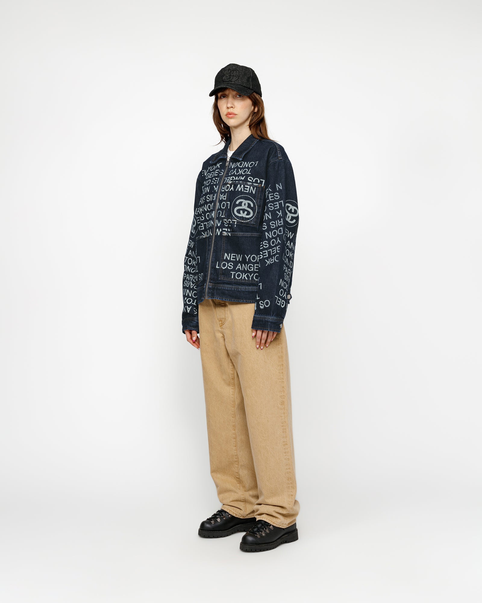 ZIP WORK JACKET CITY LINK DENIM