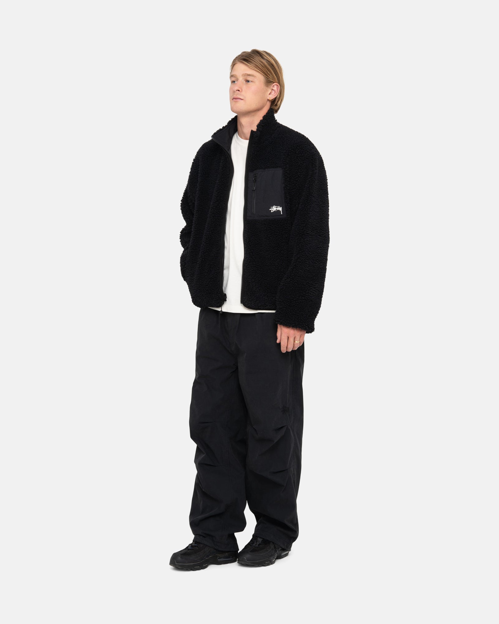 stussystussy nyco over trousers XS black