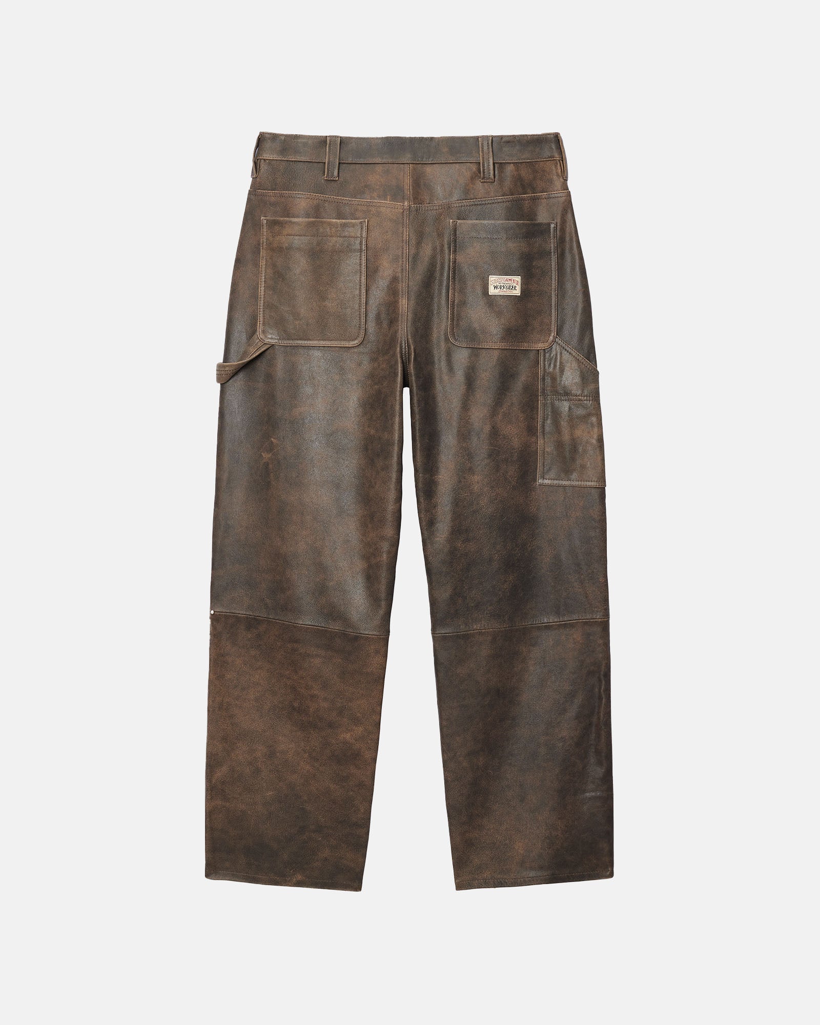 WORK PANT DISTRESSED LEATHER