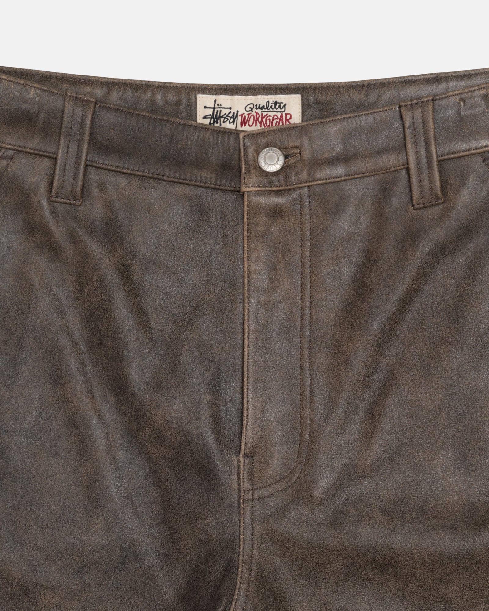 WORK PANT DISTRESSED LEATHER