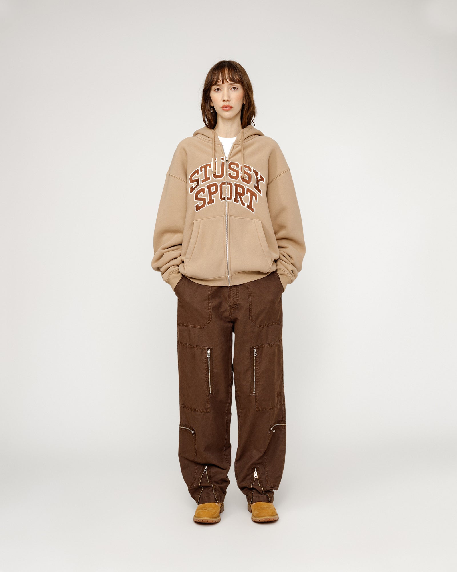 Flight Pant NyCo Pigment Dyed in brown – Stüssy