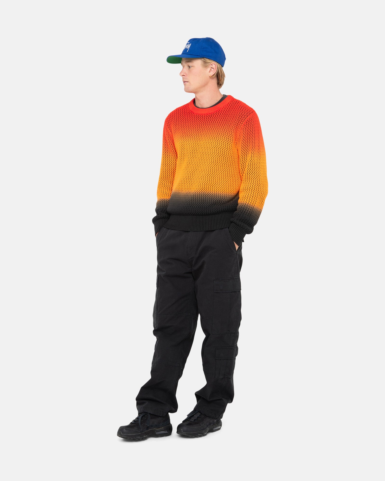 Pigment Dyed Loose Gauge Knit Sweater - Men's Sweaters | Stüssy