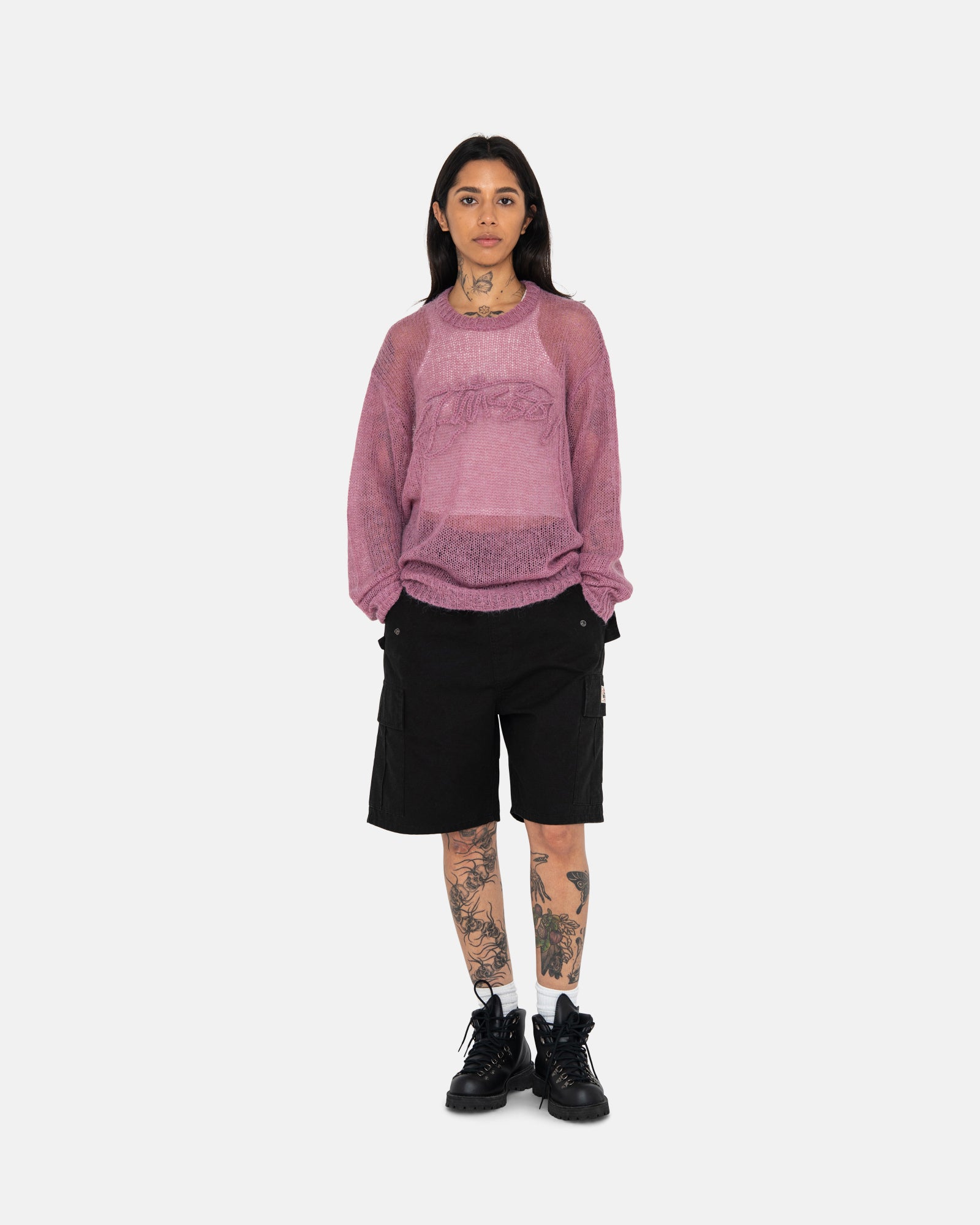 LOOSE KNIT LOGO SWEATER