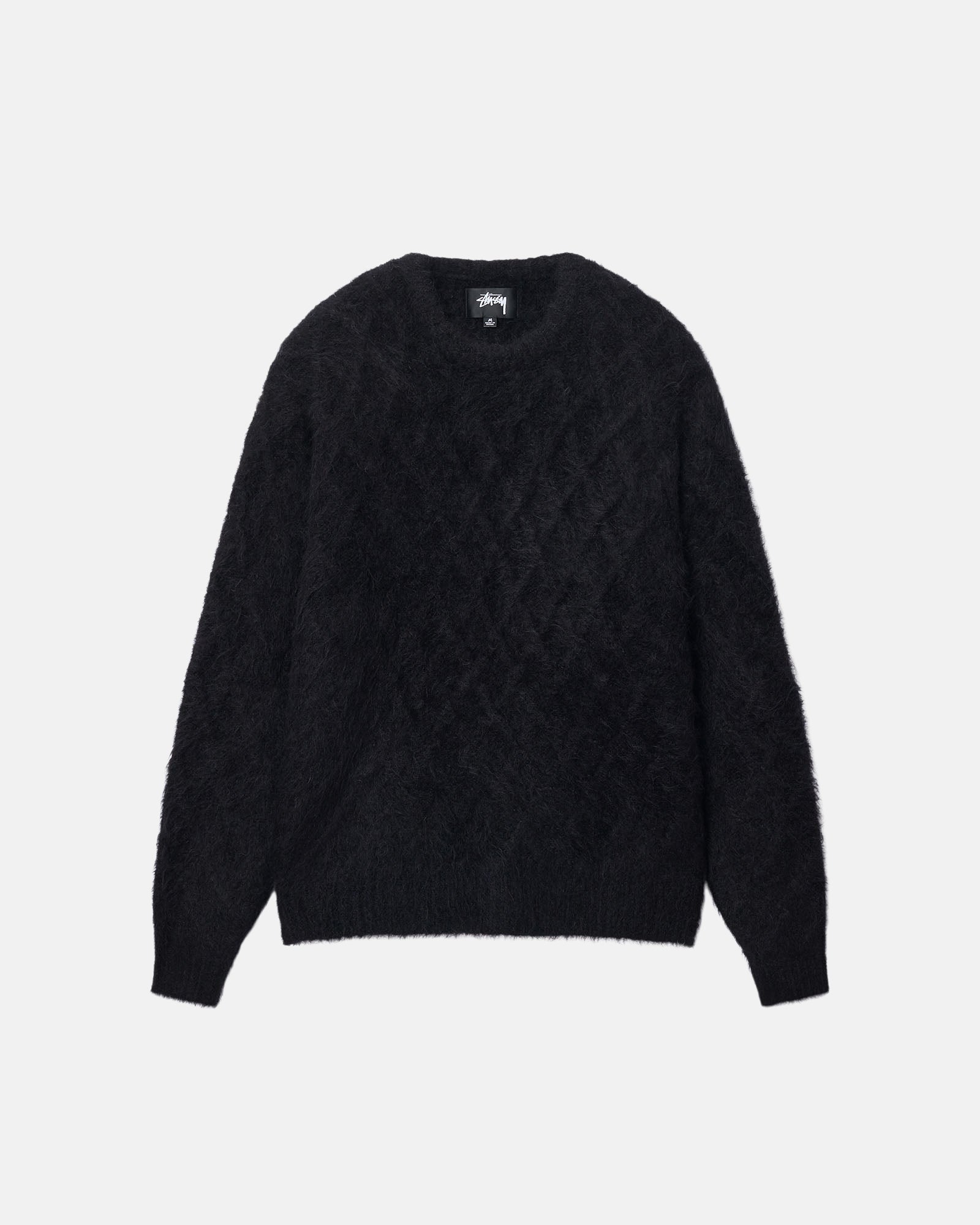 Fuzzy Lattice Crew Sweater - Unisex Sweaters & Knits | Stüssy
