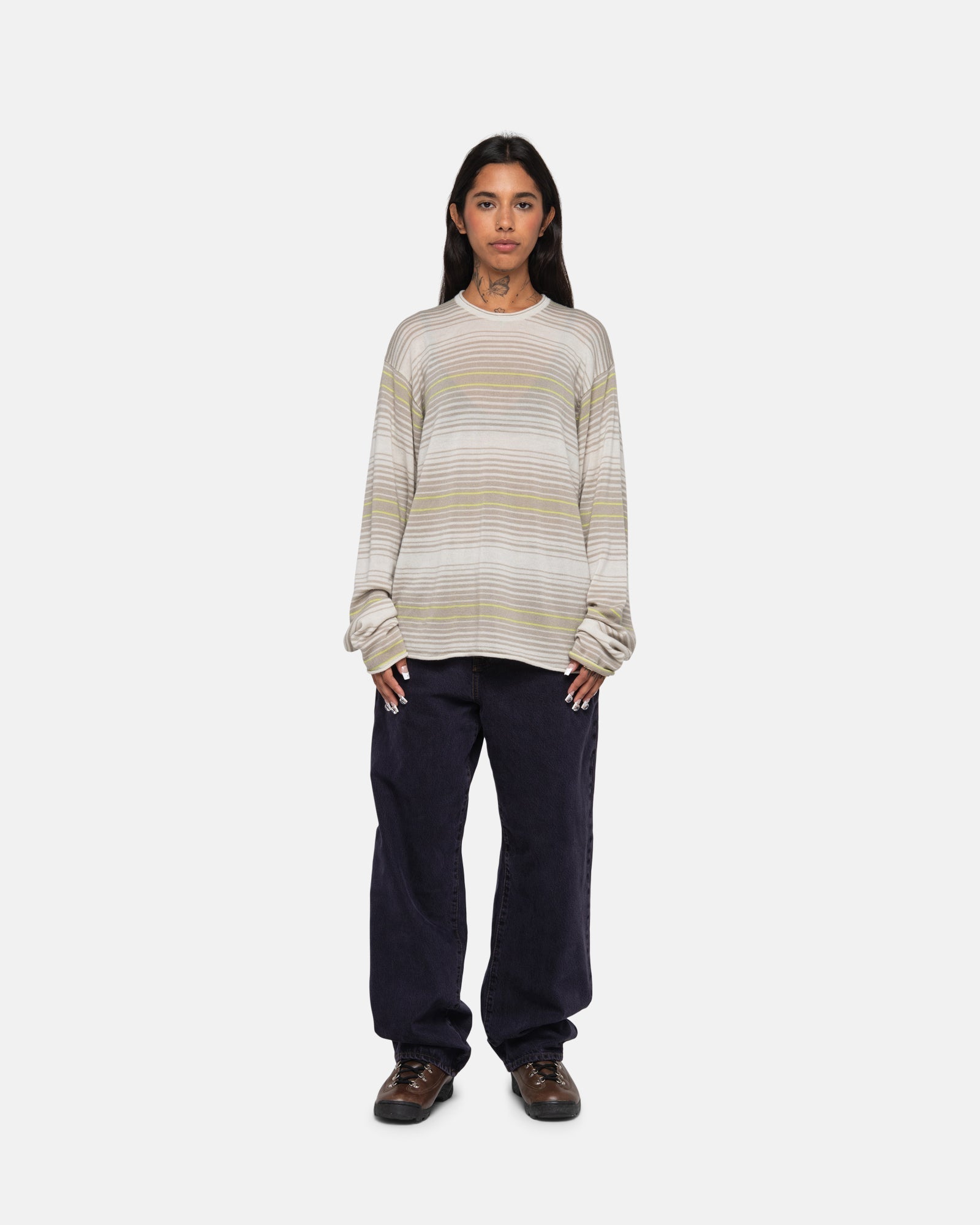 Horizontal Stripe Sweater - Unisex Sweaters & Knits | Stüssy