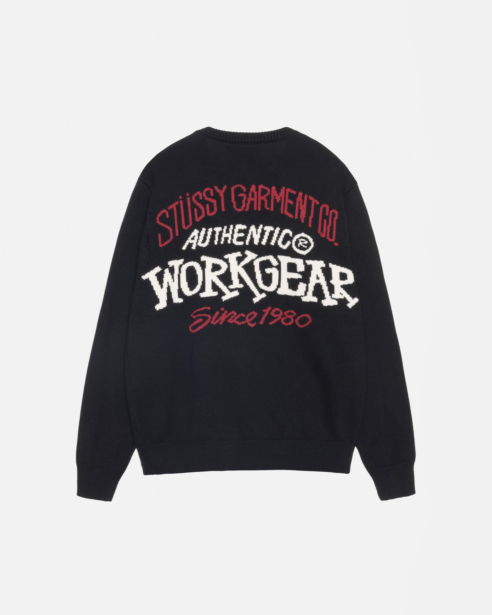 Authentic Workgear Sweater - Mens Long Sleeve Sweater | Stussy