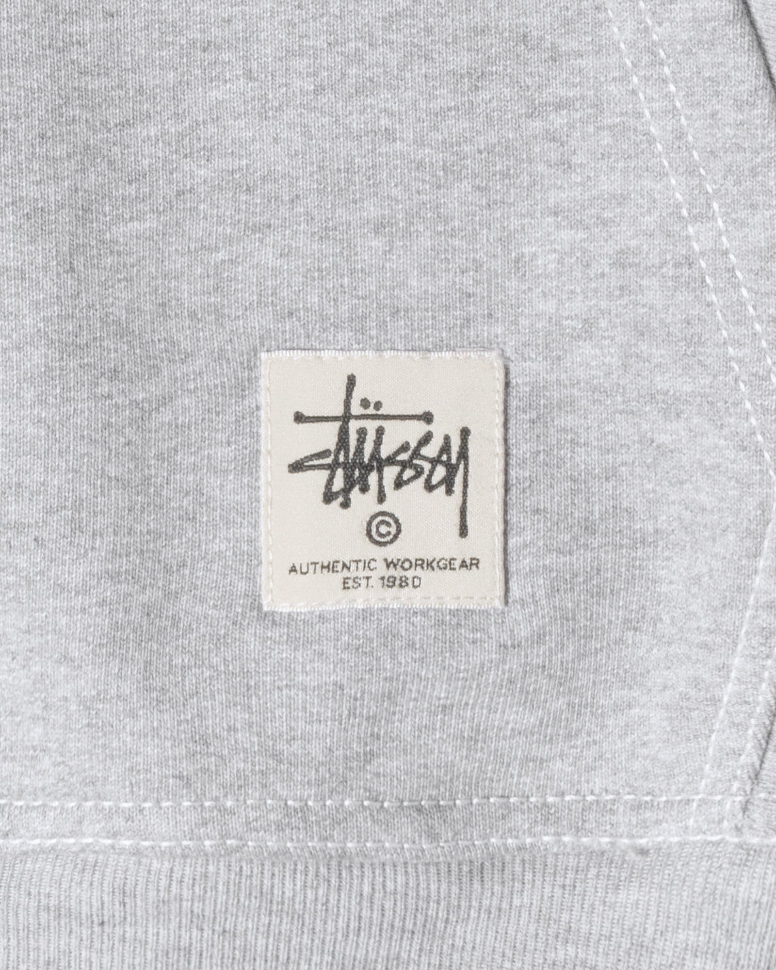 Contrast Stitch Label Hoodie - Unisex Hoodies & Sweatshirts | Stüssy