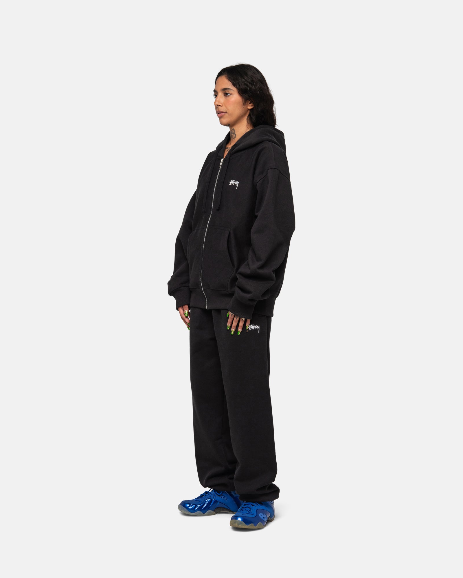 Stock Logo Zip Hoodie - Unisex Hoodies & Sweatshirts | Stüssy