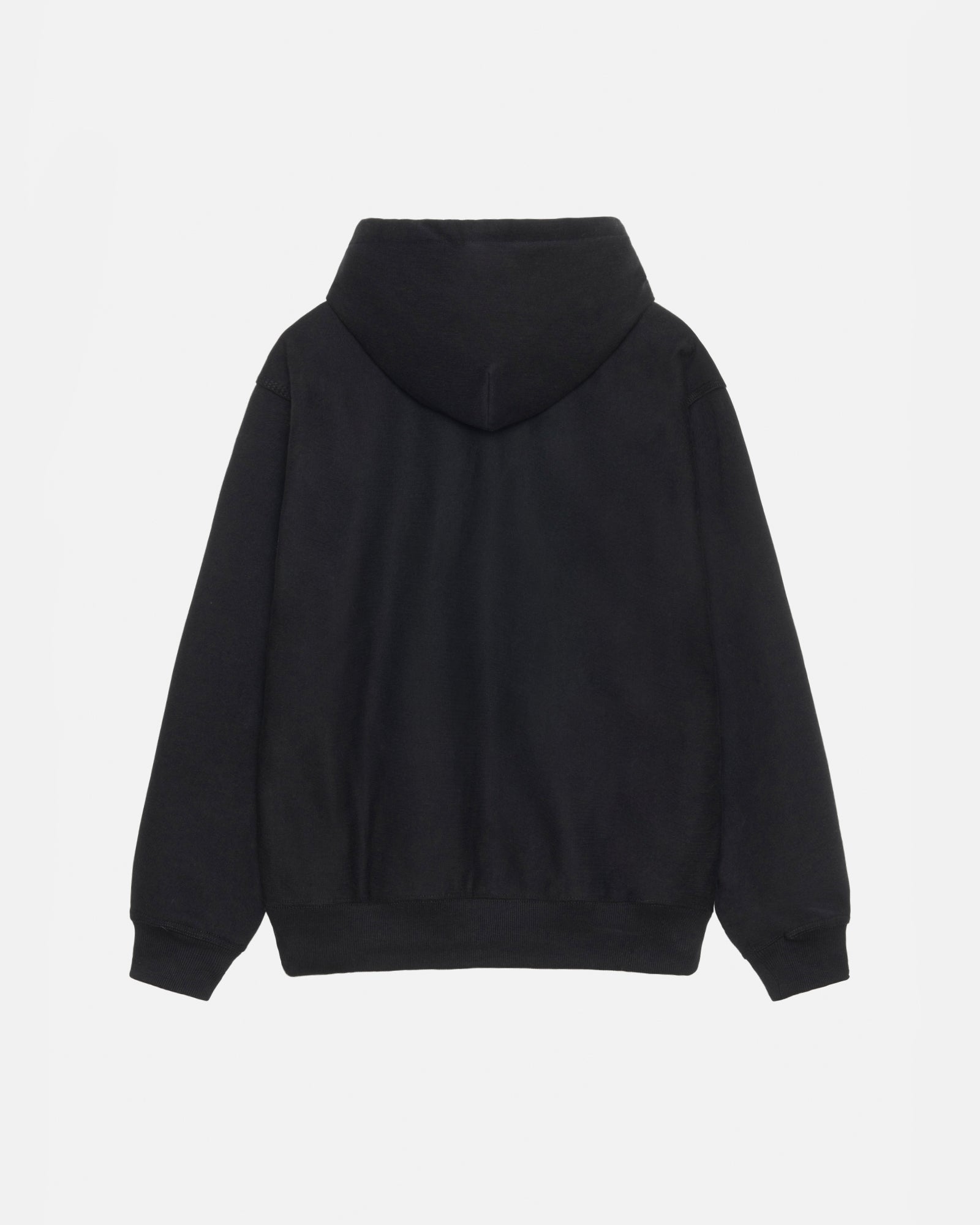 Basic Applique Hoodie in black St ssy