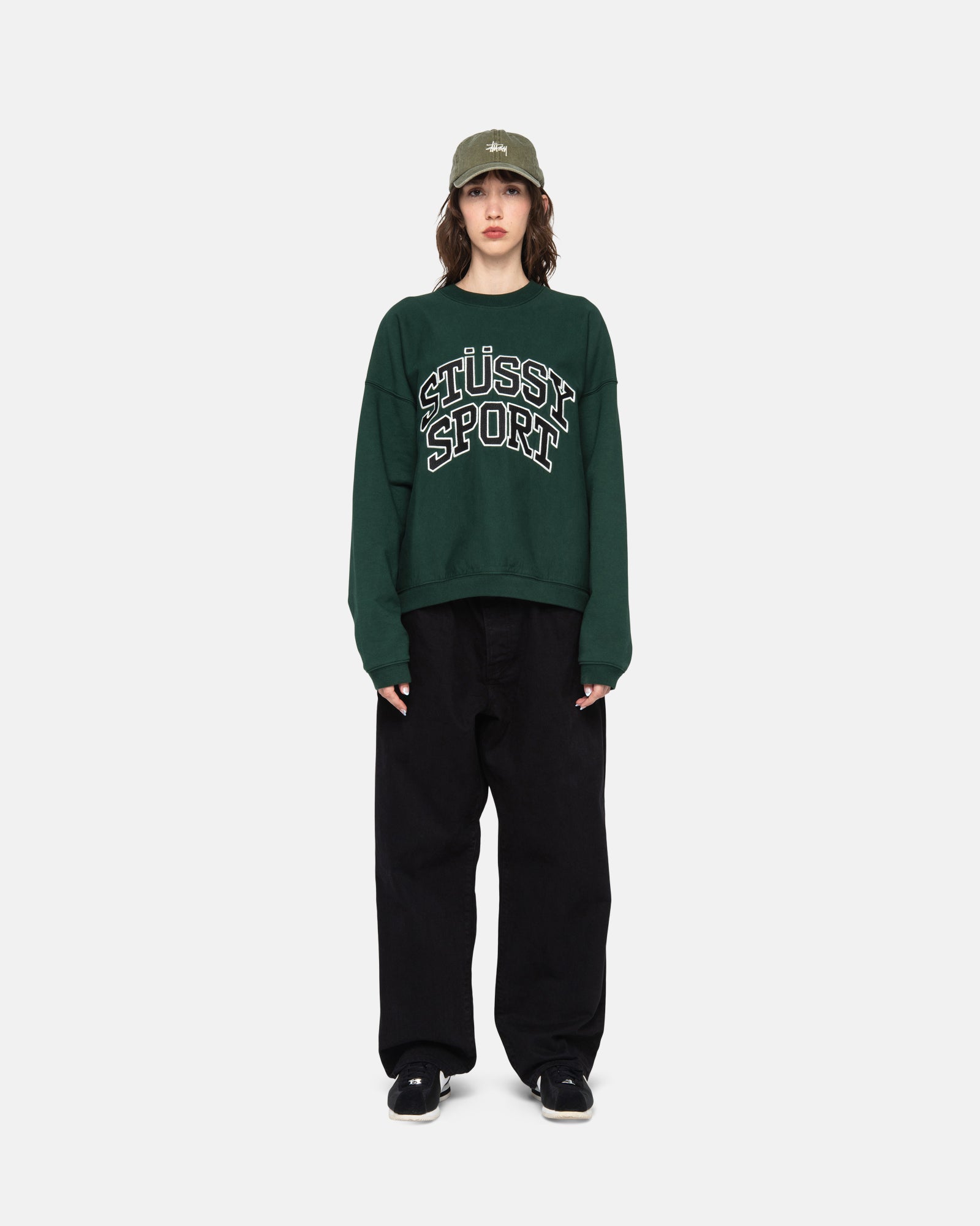 STÜSSY SPORT RELAXED OVERSIZED CREW