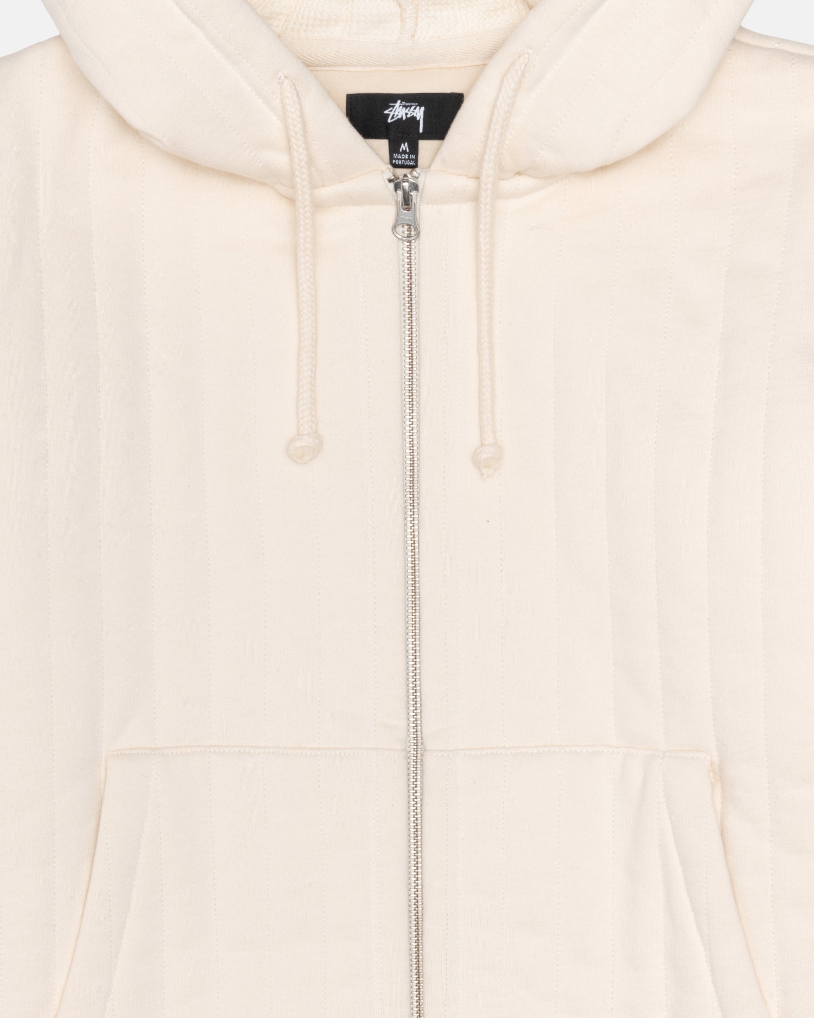 Vertical Quilted Zip Hood - Unisex Hoodies & Sweatshirts | Stüssy