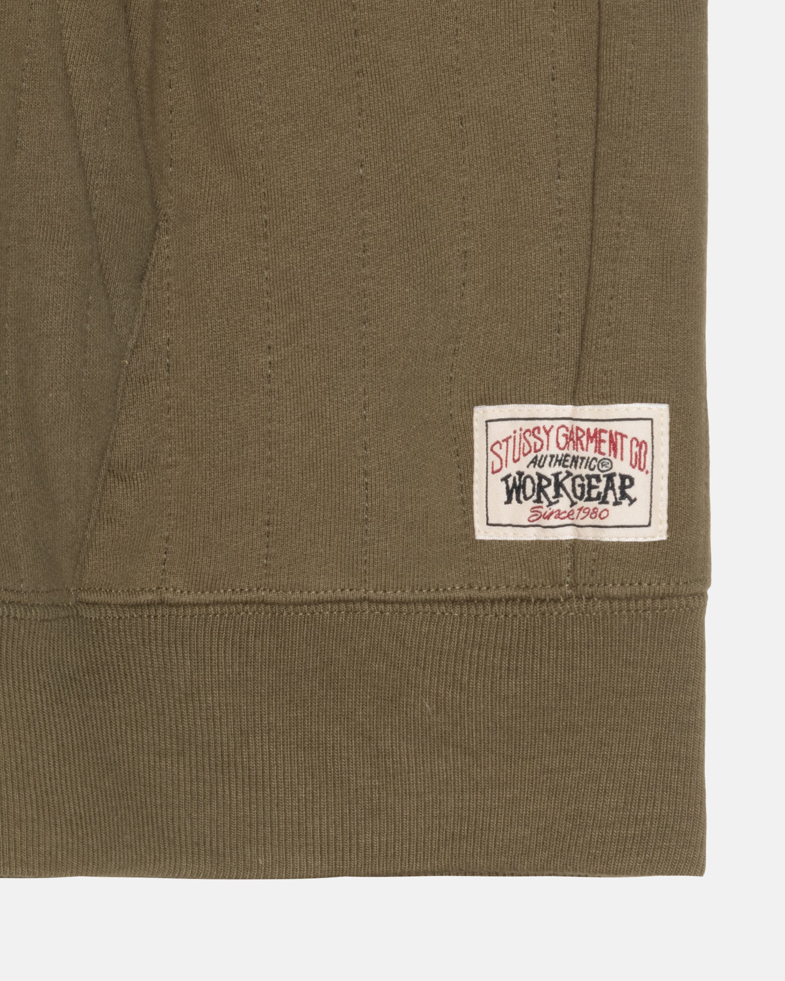 Vertical Quilted Zip Hood - Unisex Hoodies & Sweatshirts | Stüssy