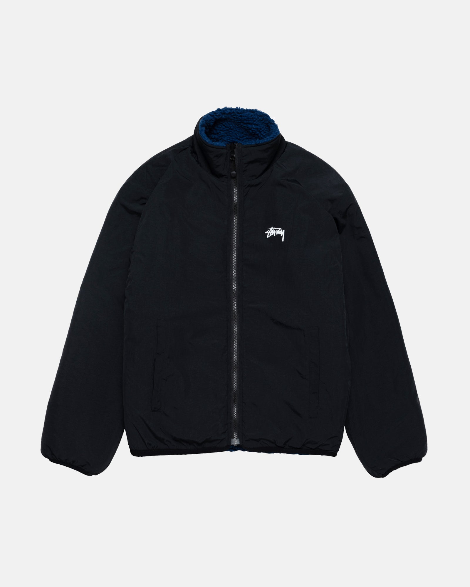 Sherpa Reversible Jacket - Mens Long Sleeve Sweatshirt | Stussy