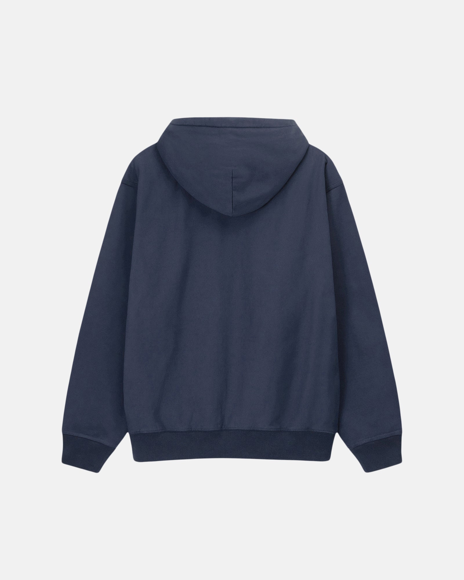 Navy blue stussy store hoodie