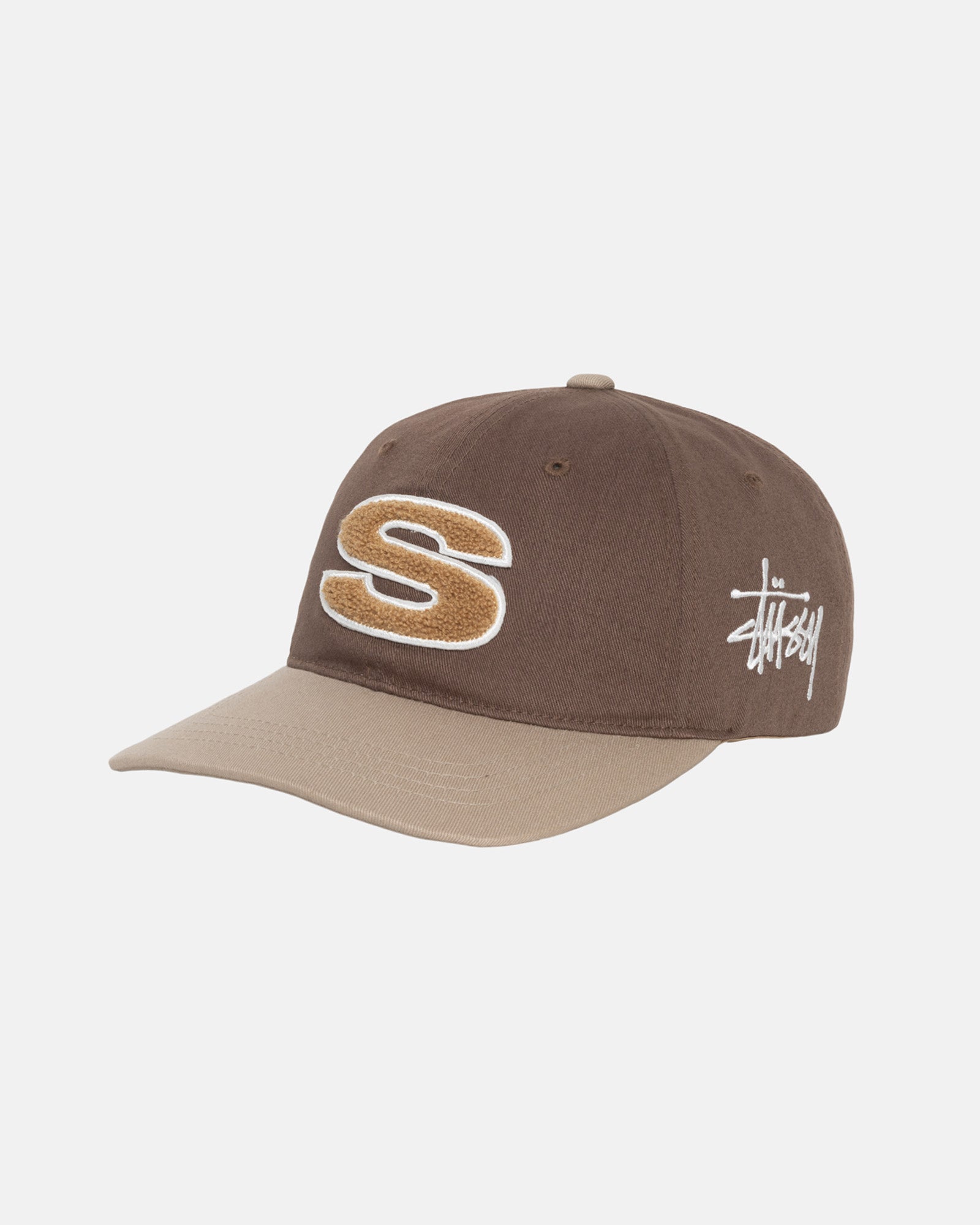 STÜSSY LOW PRO CHENILLE S SNAPBACK BROWN ACCESSORY