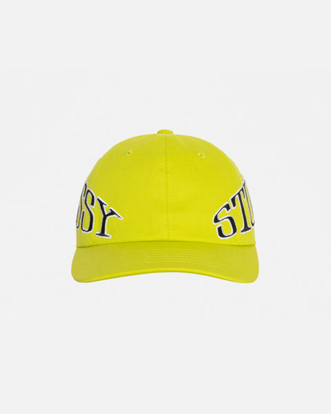 Low Pro Arc Strapback in lime – Stüssy