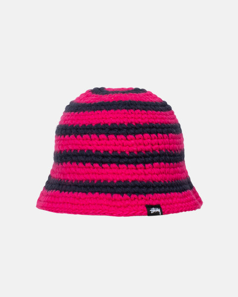 SWIRL KNIT BUCKET HAT