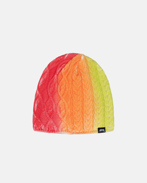 Skullcap Spray Knit in orange multi – Stüssy