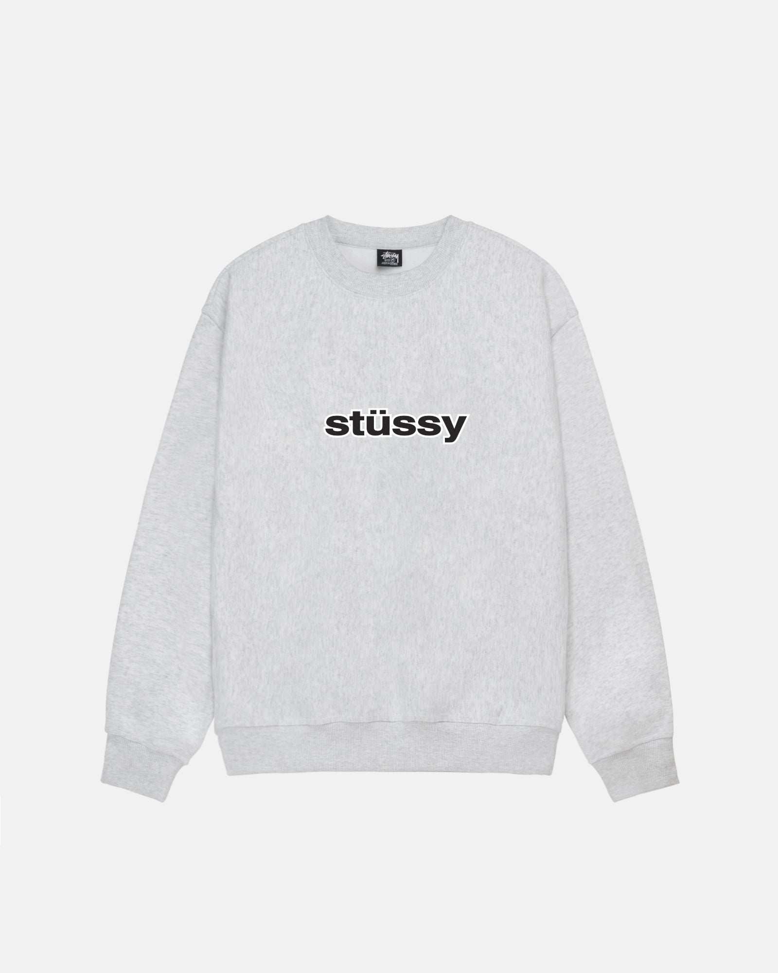 STUSSY◇Stussy Lion Applique Crew Sweat/クルースウェット/XL