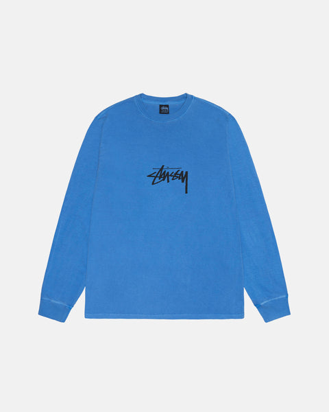 Small Stock LS Tee Pigment Dyed - Unisex Longsleeve T-Shirts | Stüssy