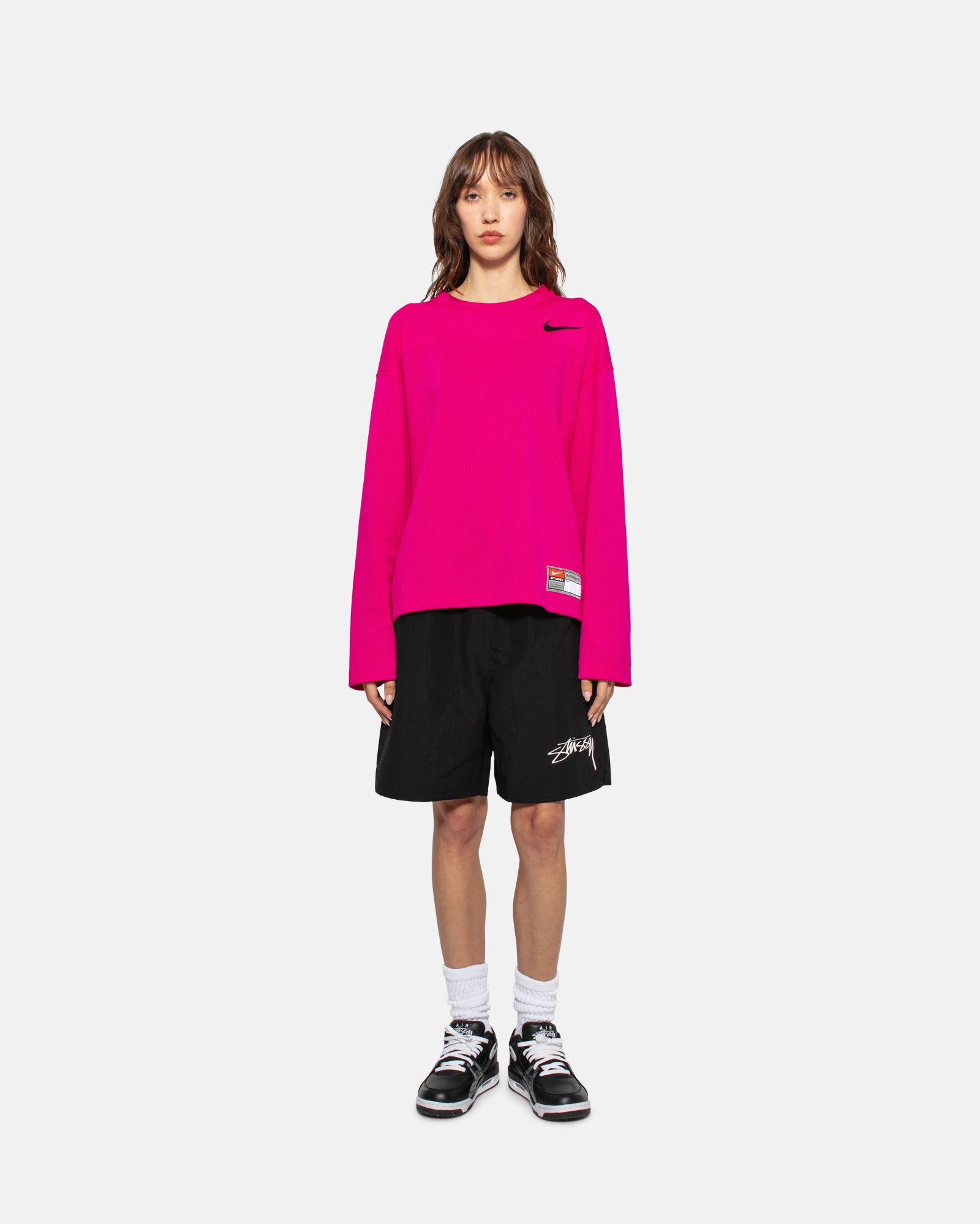 激安の通販サイト STÜSSY & NIKE DRI FIT MESH JERSEY - トップス